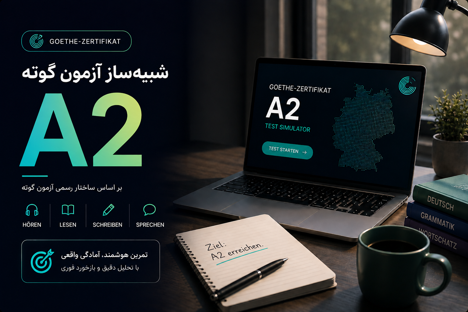 آزمون شبیهساز A2